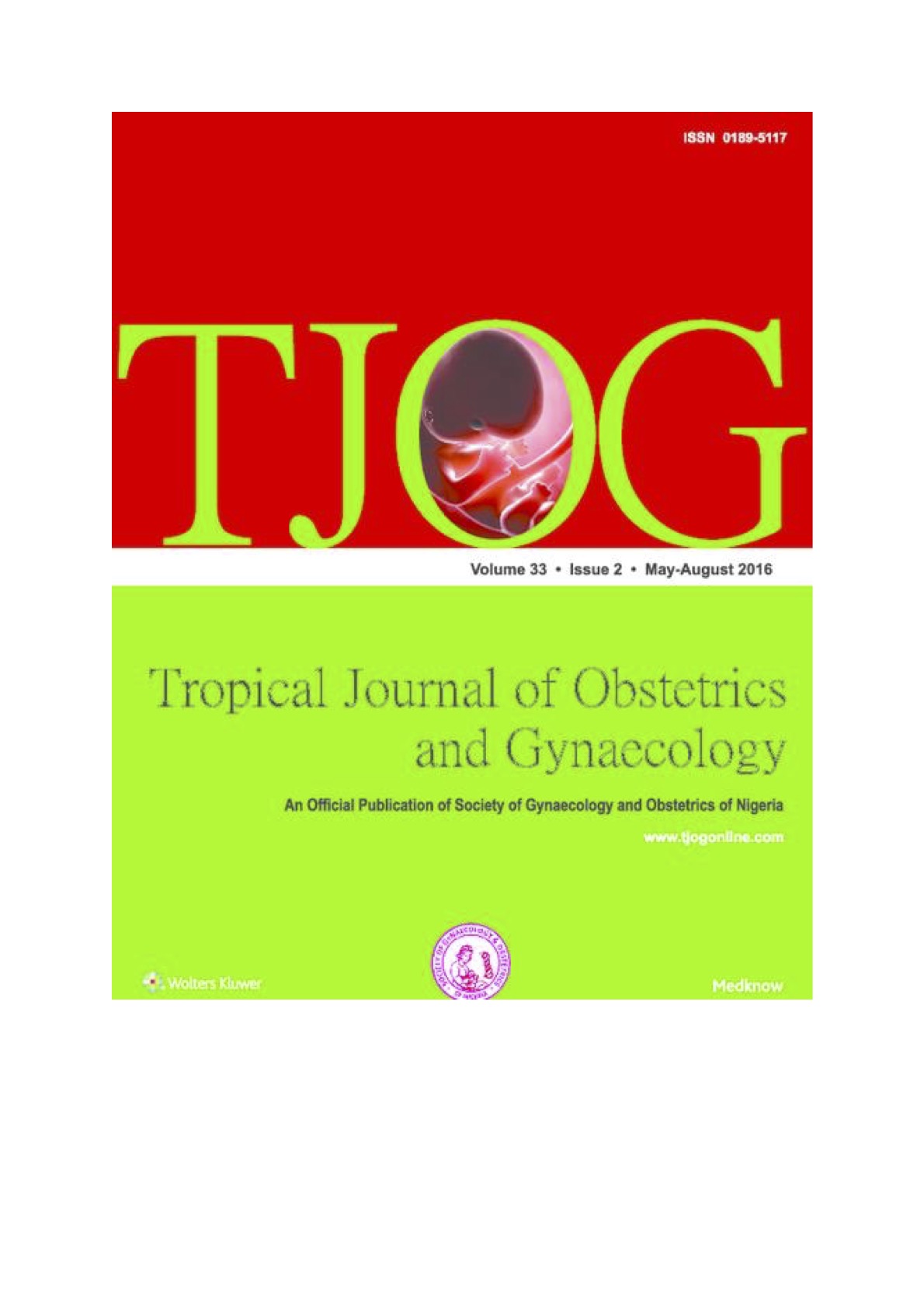 					View Vol. 39 No. 2 (2022): Topical Journal of Obstetrics and Gynaecology
				